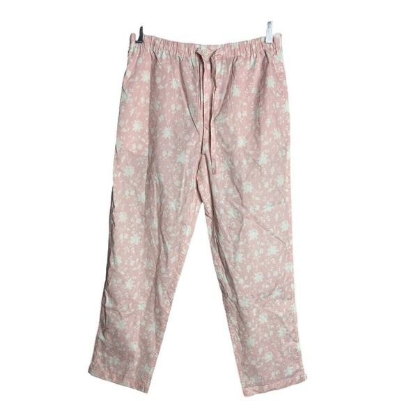 Sleepy Jones Pajama Set Blush Pink White Floral Marina Wallpaper Loungewear - Picture 5 of 10